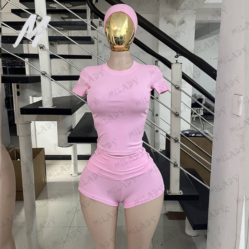 Women Loungewear Casual 2 pce shorts set with headband