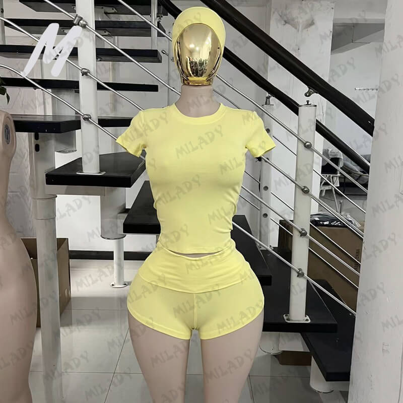 Women Loungewear Casual 2 pce shorts set with headband