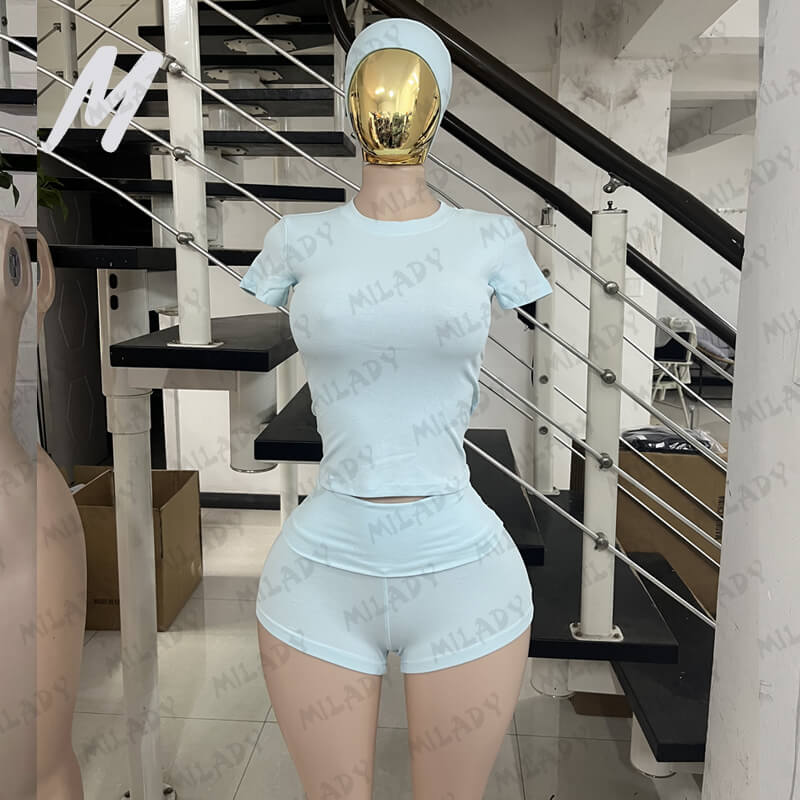 Women Loungewear Casual 2 pce shorts set with headband