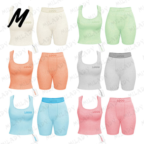 Women's Cotton Loungewear Set - Comfortable 2 Piece Pajama Set with Custom Logo Option